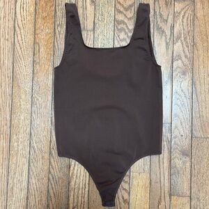 SKIMS Chocolate Brown Bodysuit